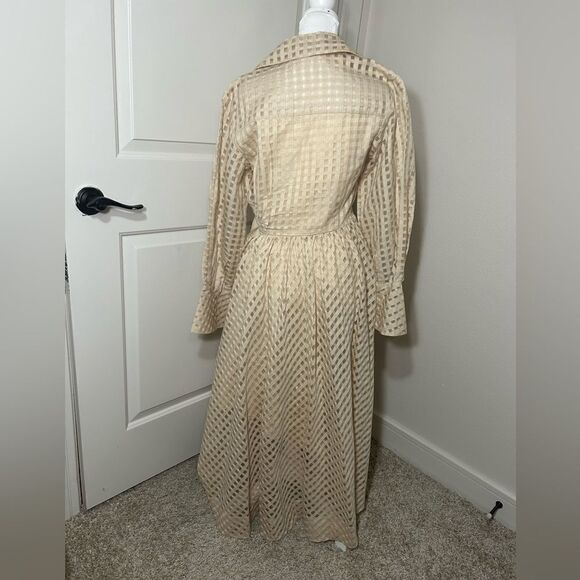 Jonathan Simkhai Allie Cotton and Silk Shirt Dress - Picture 4 of 7